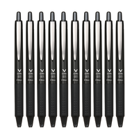 PILOT 百乐 VCORN系列 LVKN-15F 按动中性笔 黑色 0.7mm 10支装