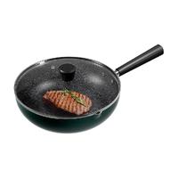 Midea 美的 喆物系列 MP-CJ28WoK311 炒锅(28cm、不粘、有涂层、铝合金、绿色)