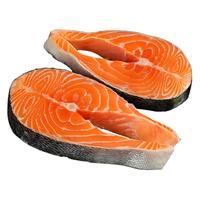 鲜驰 三文鱼排新鲜挪威三文鱼一整条轮切中段冰鲜冷冻生鲜现切鱼扒鲑鱼