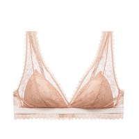 【79元/件起】爱慕内衣女夏薄蕾丝美背光面舒适文胸系列 珊瑚橘P9C-AN170042 38/85C