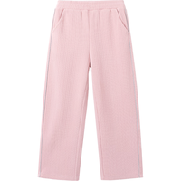 巴拉巴拉童装女童长裤儿童宽松直筒裤秋季2024裤子复古休闲裤 少女粉60417 130cm