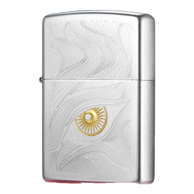 ZIPPO 煤油打火机之宝防风锻纱雕刻秋水含睛 单机（不含配件）