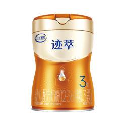 飞鹤 迹萃3段顶量乳铁蛋白婴儿配方奶粉(1-3岁)750g*6 8种HMOs益生菌