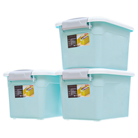 Citylong 禧天龙 收纳箱 5L*3个 樱草蓝