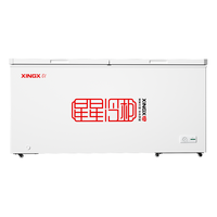 星星 500升 商用大容积卧式单温冰柜 冷藏冷冻转换冷柜 单箱变温冰箱 BD/BC-500R