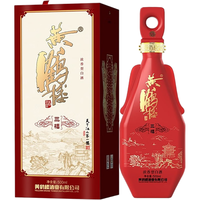 黄鹤楼 三楼 52%vol 浓香型白酒 500ml 单瓶装