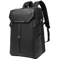 光影行星 宙斯Z双肩背包男士电脑包大机能运动骑行休闲旅行大容量书包 曜夜黑/大-适合17寸游戏本电脑