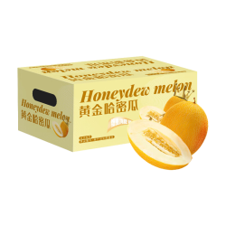 京鲜生 黄皮哈密瓜 单果2kg+ 2个