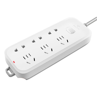 BULL 公牛 B5系列 GN-B5330 新国标总控插排 三位两孔+三位五孔 1.8m