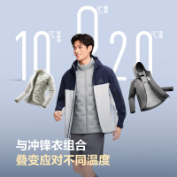 今日必买、保暖服饰：波司登 【700+高蓬】90%鹅绒立领无缝胶囊保暖羽绒服 B250131033