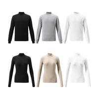 素湃科技 男士气凝胶抗寒小高领保暖打底衫 月凝灰 3XL