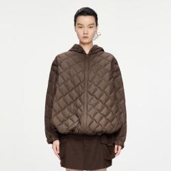 江南布衣 冬羽绒服宽松连帽长袖外套女