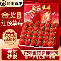 鲜级佳 大凉山99红颜奶油草莓 当季应季新鲜水果礼盒 带箱2斤 单果8-15g 净重1.5斤