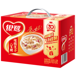 银鹭 八宝粥 桂圆莲子 360g*6罐