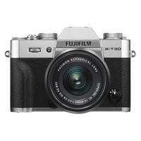 FUJIFILM 富士 X-T30 APS-C画幅 微单相机 银色 XC 15-45mm F3.5 OIS PZ 变焦镜头 单头套机