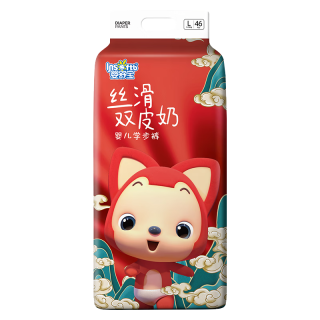 Insoftb 婴舒宝 丝滑双皮奶系列 拉拉裤 L46片 阿狸联名款
