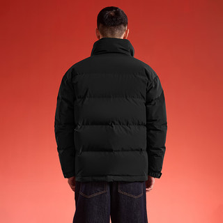 海澜之家 马年贺岁系列 立领羽绒服 黑色 XL