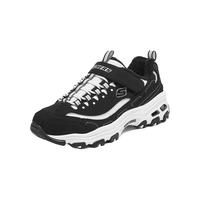 SKECHERS 斯凯奇 D'LITES系列 996212L 儿童休闲运动鞋 黑色/白色 33.5