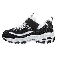 SKECHERS 斯凯奇 D'LITES系列 996212L 儿童休闲运动鞋 黑色/白色 28.5