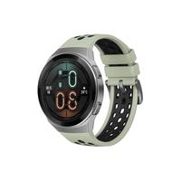 HUAWEI 华为 WATCH GT 2e 智能手表 46mm 银色不锈钢表壳 薄荷绿橡胶表带（ECG、血氧、GPS）