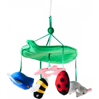 宜家（IKEA）SANDBI桑德比转转乐婴儿新生床宝宝益智玩具 球形毛绒玩具