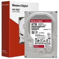 Western Digital 西部数据 红盘Plus系列 3.5英寸 NAS硬盘 8TB（CMR、7200rpm、256MB）WD80EFBX