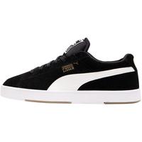 PUMA 彪马 Suede S Lace-Up 男子运动板鞋 356414-03 黑/白 44