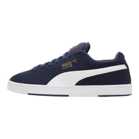 PUMA 彪马 Suede S Lace-Up 男子运动板鞋 356414-28 粗呢蓝/白/金 44