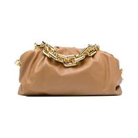BOTTEGA VENETA 葆蝶家 POUCH系列 CHAIN 女士手拿包 620230VCP402618 柚木色 大号