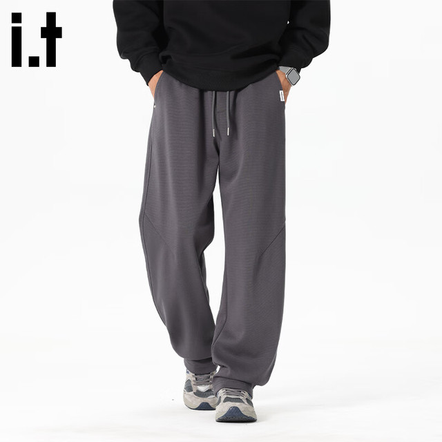 男士宽松垂感休闲裤 弯刀裤