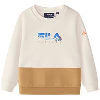 FILA 【加绒】男小童(105-130)卫衣男童保暖针织套头衫