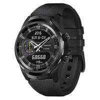 TicWatch Pro 2021 蓝牙版 智能手表 45mm 银河黑 不锈钢表壳 黑色硅胶表带 (北斗、GPS)