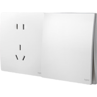 legrand 罗格朗 未莱系列 双USB五孔插座 陶瓷白