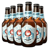 常陆野猫头鹰 白啤酒 330ml*6瓶