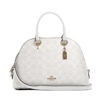COACH 蔻驰 女士手提贝壳包 2558 IMRFF 白色 大号