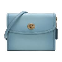 COACH 蔻驰 女士单肩斜挎包 311 B4QVE 水蓝色 小号