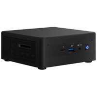 intel 英特尔 猎豹峡谷 NUC11PAHi5 2021款 十一代酷睿版 商用台式机 黑色 (酷睿i5-1135G7、核芯显卡、8GB、256GB SSD、风冷)