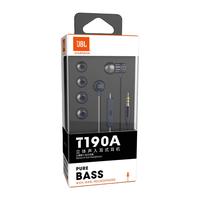 JBL 杰宝 T190A 入耳式有线手机耳机 蓝色