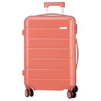 MILADA 米拉达 双杆飞机轮拉杆箱旅行箱托运箱 D9608 珊瑚橙 24英寸