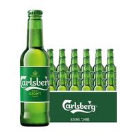 Carlsberg 嘉士伯 醇滑嘉士伯啤酒 330ml*24瓶