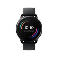 OnePlus 一加 Watch W301CN 4G智能手表 46mm 亮黑表壳 黑色橡胶表带（GPS、NFC、血氧）
