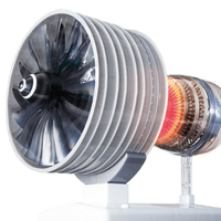 Haynes航空喷气飞机发动机仿真引擎模型 可动益智拼装玩具