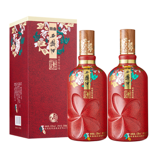 西凤酒 特曲 花醉 52%vol 凤香型白酒 500ml*2瓶 双支装