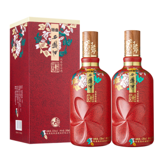 西凤酒 特曲 花醉 52%vol 凤香型白酒 500ml*2瓶 双支装