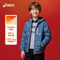 亚瑟士 亚瑟士童装25年冬季中大童短款三防羽绒服外套宽松轻量保暖
