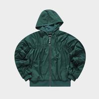 限尺码：FILA 女装FUSION系列女式外套女士时尚休闲宽松百搭连帽梭织外套