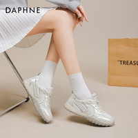 达芙妮 德训鞋女2025新款早春芭蕾风软底运动休闲鞋通勤时尚百搭女鞋