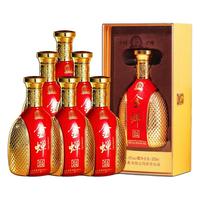 YUCHAN 玉蝉老酒 金蝉 42%vol 浓香型白酒 500ml*6瓶 整箱装