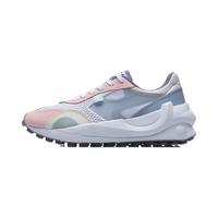 LI-NING 李宁 92方圆 女子休闲运动鞋 AGCR034-3 灰色/粉色 38