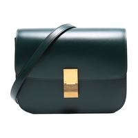 CELINE 思琳 Classic系列 女士皮革单肩豆腐包 189173DLS 31AN 亚马逊绿 中号